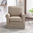 33'' Wide Modern Linen Striped Swivel Upholstered Arm Accent Chair (Set of 4)-1562669746-1559731498