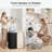 Large Double Laundry Hamper With Lid, Collapsible Clothes Hamper 2 Section With Removable Bags, Space-Saving Laundry Basket For Bedroom, Dorm, College