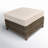 Sectional Wicker Ottoman