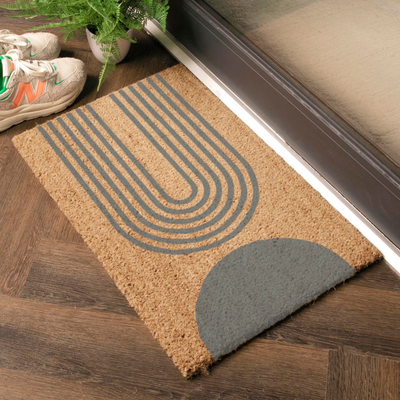 Vallauris cm Area Rug, Grey/Orange