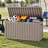 41.94"W 60 Gallon Weather-Resistant And Waterproof Resin Lockable Deck Box(Light Brown)-131094597
