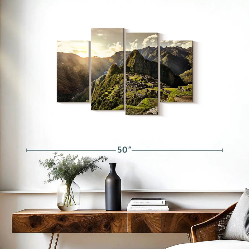 Lilie Ancient Machu Picchu, 22" H x 36" W