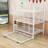 Metal Twin Triple Bunk Bed With Trundle-1106552237