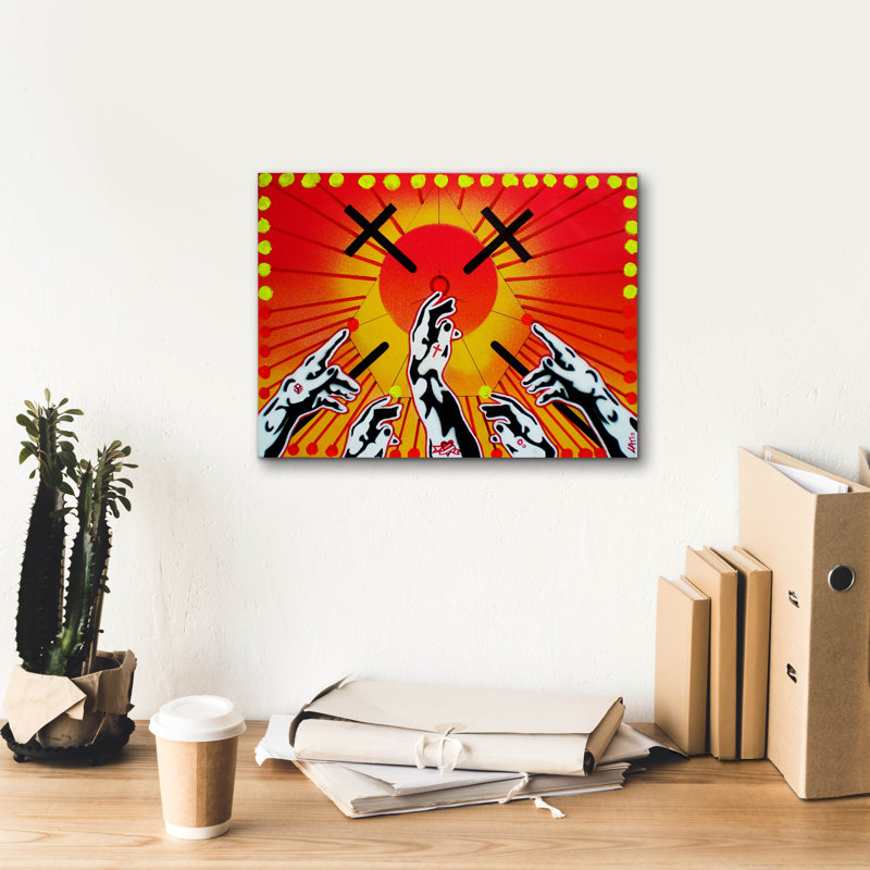 Art mural sur toile Red Barrel Studio® «Woration» par Abstract Graffiti, H 12 po x l 16 po