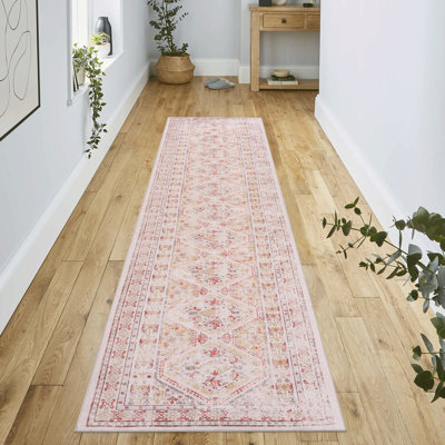 Tapis beige lavable 2 pi 6 po x 10 pi, à poils courts, antidérapant, teinté - pour la cuisine, la salle à manger, la chambre à coucher, le salon - animal de compagnie et 10 pi, teinté