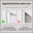 65X21in Full Body Mirror With Dimmable Lights And 3 Color Options, Perfect For Bedrooms And Modern Interiors
