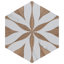 Llama Flower Loire 8-5/8 In. X 9-7/8 In. Porcelain Floral Look Wall & Floor Tile-838302848