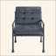 Fauteuil d'appoint Velvet & Sandy