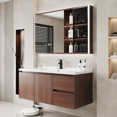 Chinese style simple bathroom cabinet