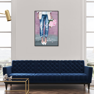" Fashion Blogger Flowers " by Oliver Gal