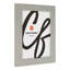 Cadre photo Craig Frames 61 x 91 cm (24 x 36 pouces), argent tissé, style Bauhaus 125, moulure en MDF de 3,2 cm (1,25 pouce), finition texturée, vitre en plexiglas et système d'accrochage inclus.