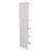 Corner Cabinet Womppi, Five Open Shelves, Single Door-2029213730