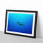 Swimming Turtle - Picture Frame Painting Print-55616786-55616787