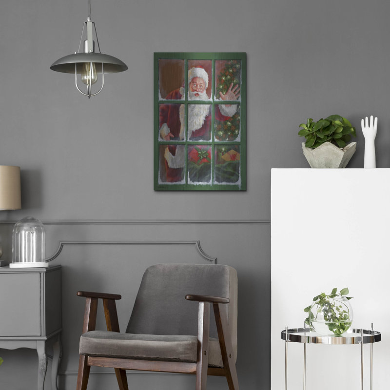 «Santa Window 4» par David Lindsley, H 24 po x l 16 po