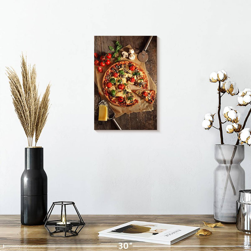 Yarlin Cheesy Handmade Pizza, 12" H x 8" W