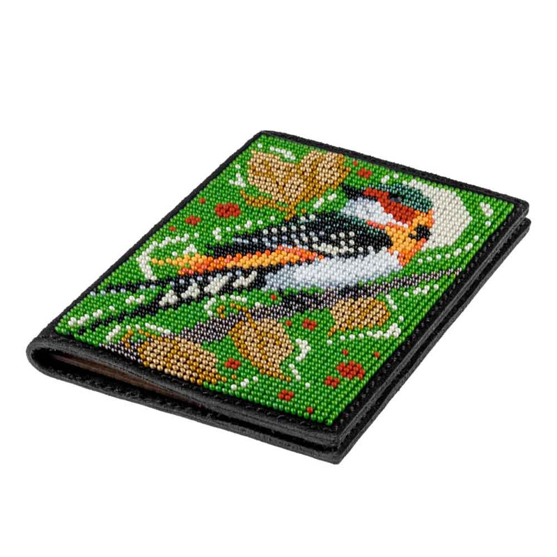 Bead embroidery kit on artificial leather FLBB-059