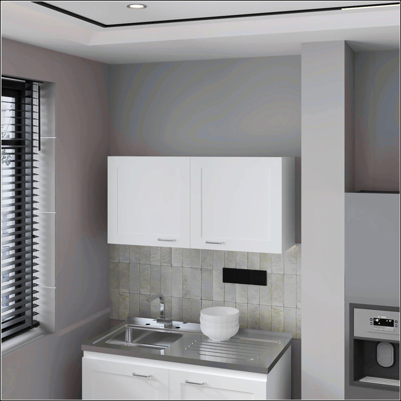 Armoire murale blanche, Blanc