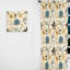 Nomadic Serenity Boho Motif III - Rideau floral - Rideau floral obscurcissant - 1 panneau-107563556