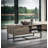 Rustic Oak & Black Finish Coffee Table