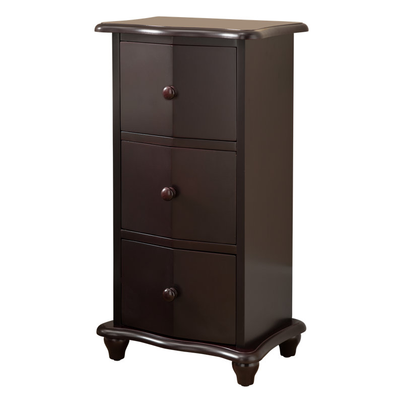 Solid Wood Accent Chest, Dark Cherry