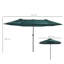 Outsunny 4.6m Garden Parasol Double-Sided Sun Umbrella-39485784