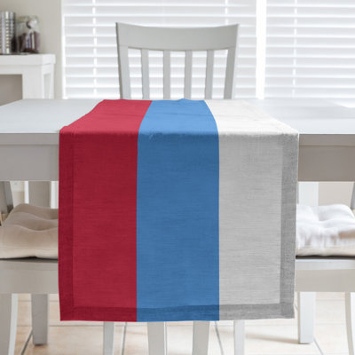 Chemin de table rouge football rayures Tennessee