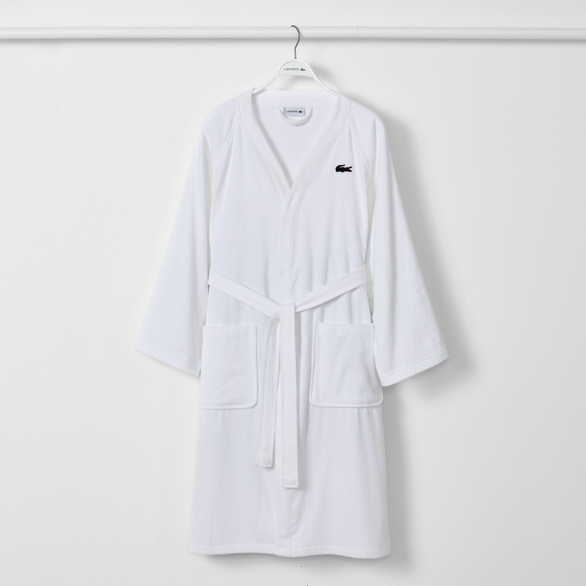Lacoste Cotton Percale 100% Cotton Terry Cloth Knee with Pockets & Reviews | Wayfair