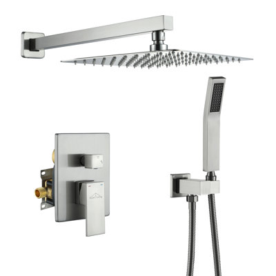 Système de douche complet avec valve brute