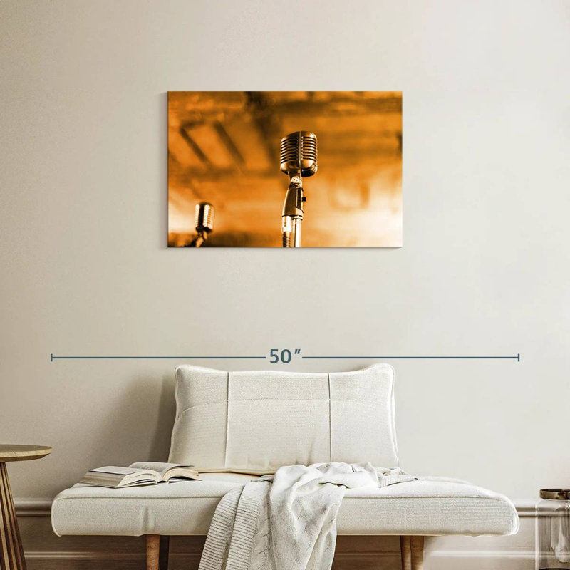 Abarca Concert Microphone, 20" H x 30" W