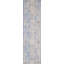 Mona Power Loom Polyester Geometric Area Rug in Light Blue/Ivory-386381499