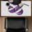 Ampersand purple - 15.75"x31.50" Desk mat