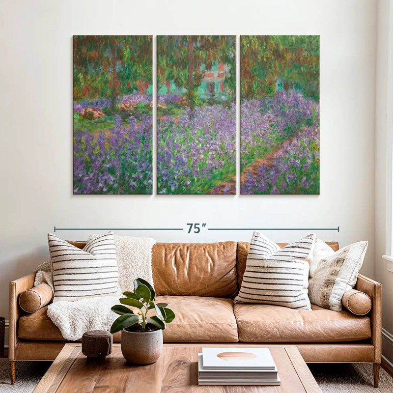Senne, jardin de l'artiste à Giverny, 1900, H 42 po x l 65 po
