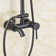Renalto Single Handle LED Shower Set with Wall-Mount Rain Showerhead
