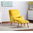 1pc Accent Click Clack Chair with Ottoman-1713152269-1713152271