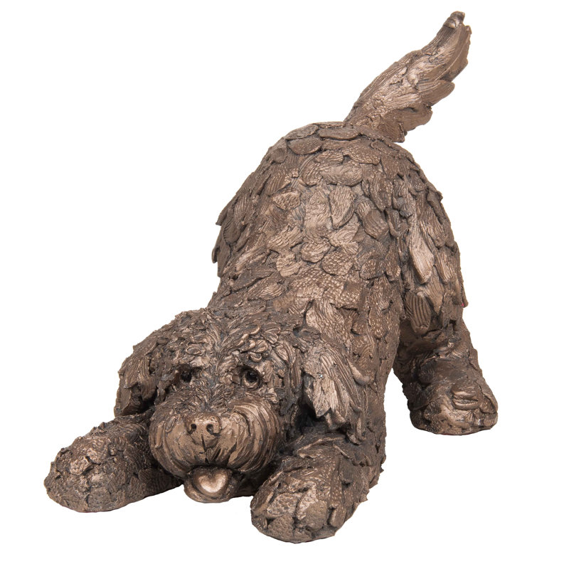 Barney Cockapoo Playing Figurine