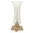 Glass Silver Uplight with Gold Base Set
