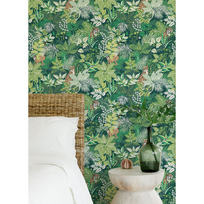 Peel & Stick Toile, Green