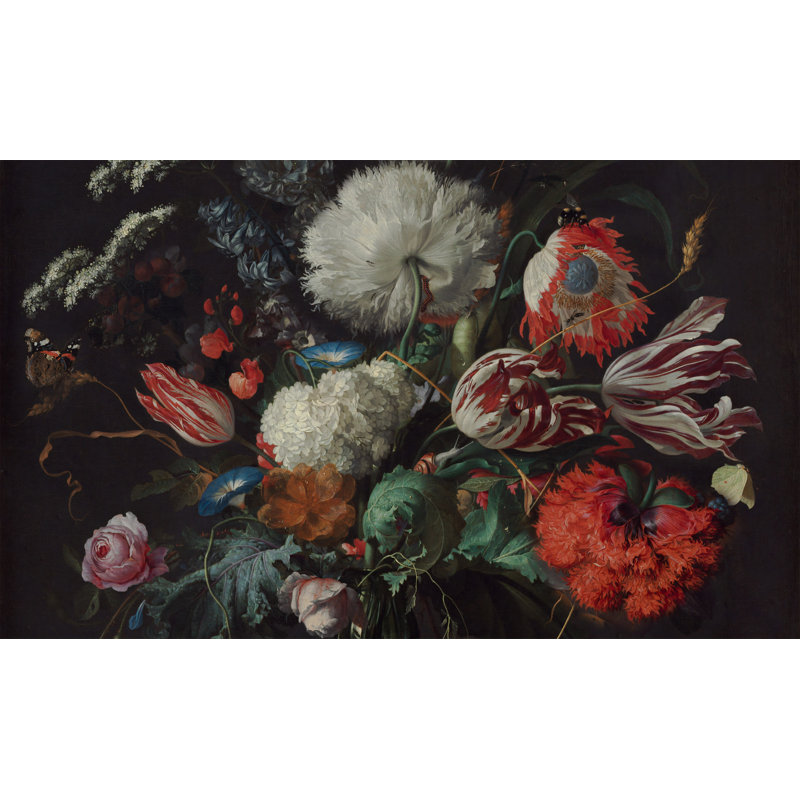 Papier peint floral Xzavious, L 35 po x l 55 po
