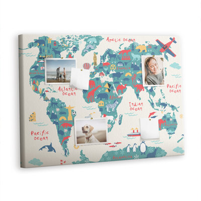 Curtisa Magnetic Cork Corkboard / Bulletin Board Bulletin Board