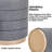 16" Round Upholstered Linen Storage Ottoman-1137504638