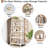 Ladder Bookcase 5-Tier Bookshelf-1108980178