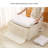 4 Pack Large Canvas Storage Bags Double Zippers Three Handles for Clothes Sweaters Closet Organization-864355556