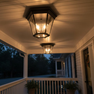 Plafonnier encastré d’extérieur 2 lumières