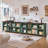 Farmhouse Wood Long Storage Organizer Bookcase-33435129-18540872