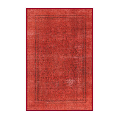 Tapis de style oriental rouge