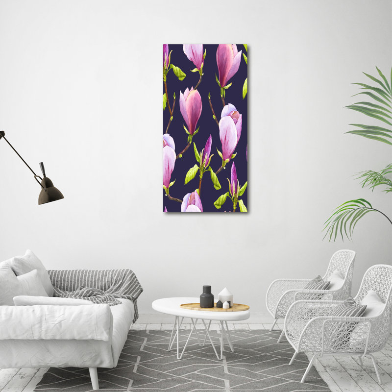 Magnolia - Wrapped Canvas Print, 120cm H x 60cm W