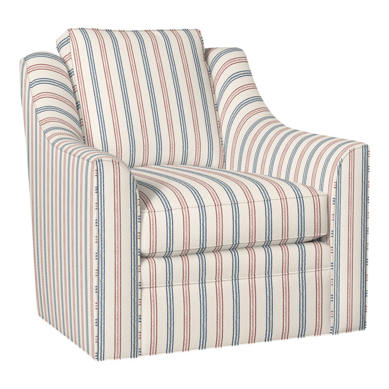 American Bungalow Nicholas Barrel Back Swivel Chair, Perigold Atando Harbour