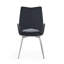 CHAISE NOIR PIVOTANTE JACK (ENSEMBLE DE 2)