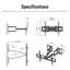 Angelinna Symple Stuff Single Screen Wall Mount
