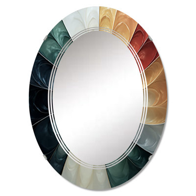 Impact - Miroir mural moderne ovale
